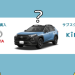 トヨタのRAV4はKINTOと購入(ローン)どっちがお得？費用、月額、納車など徹底比較